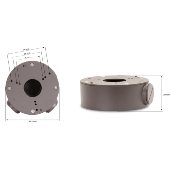 UCHWYT SUFITOWY/ŚCIENNY KENIK KG-100-G
